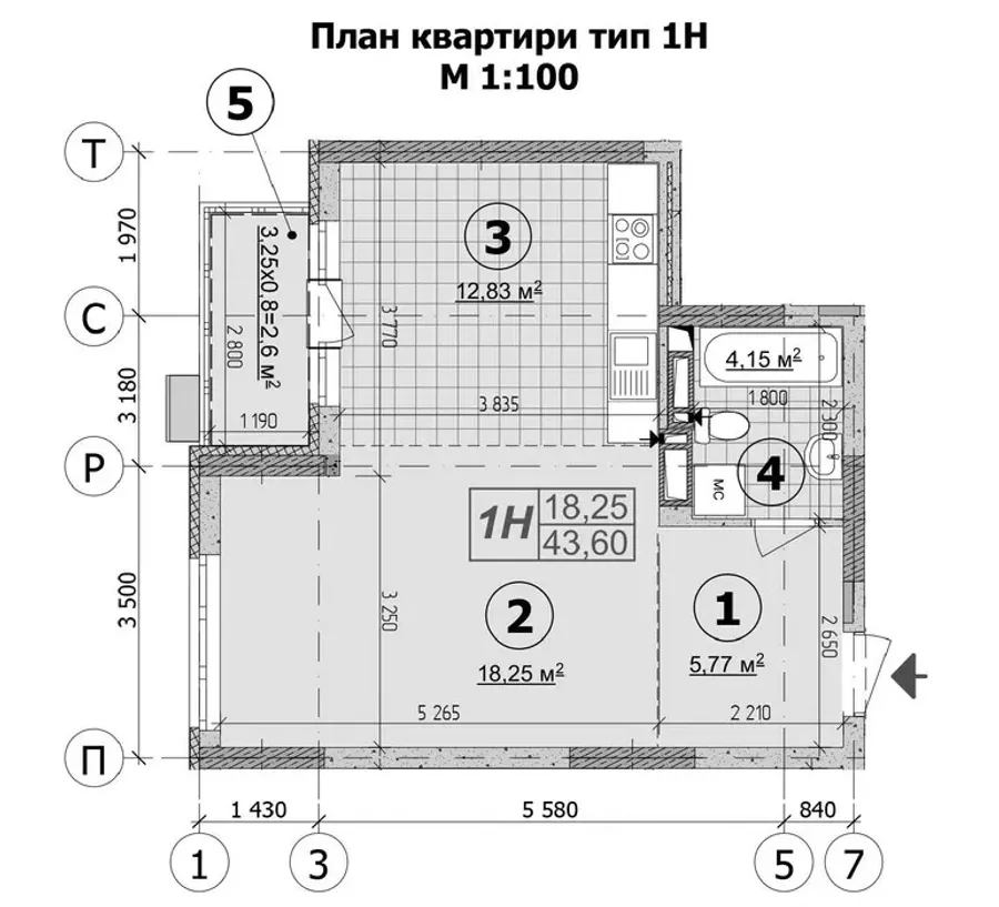 Аренда жилая квартира улица Пчилки Елены, д.7